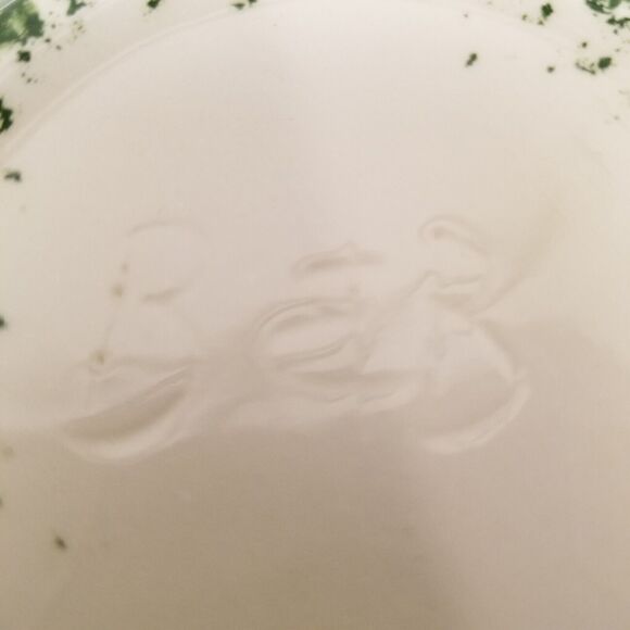 Signed B&B ceramic two piece dip chiller crock set cocktails EUC - Picture 8 of 8